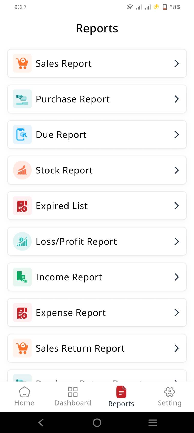 Sales Reports